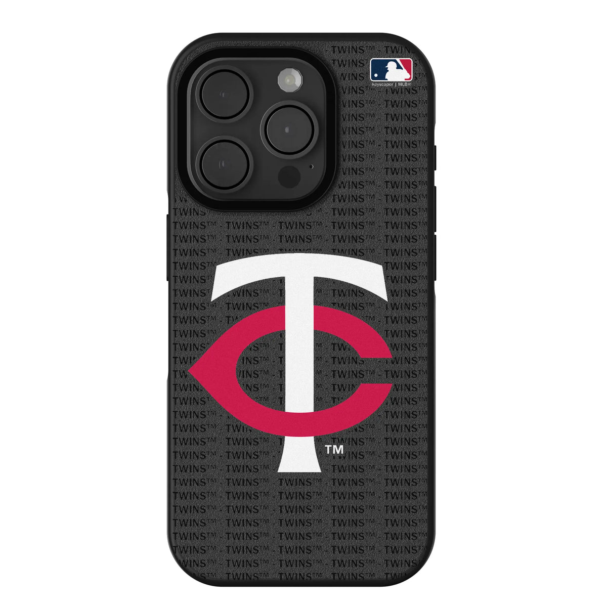 Minnesota Twins Text Backdrop iPhone Bump Phone Case for Apple iPhone