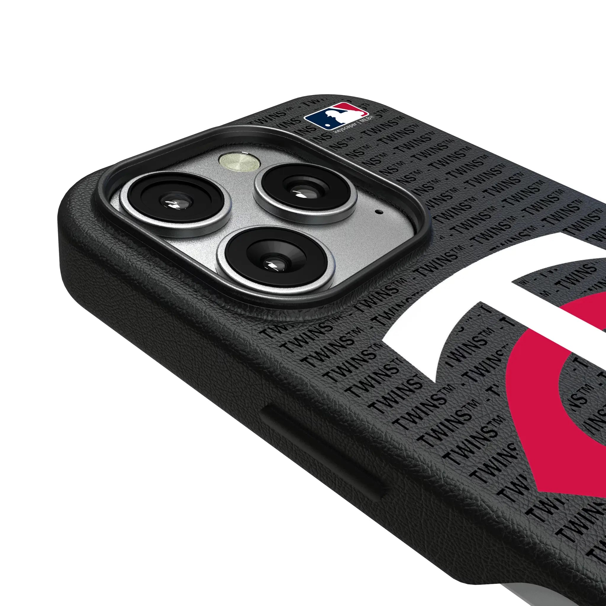 Minnesota Twins Text Backdrop iPhone MagSafe Compatible Phone Case for Apple iPhone - Detail