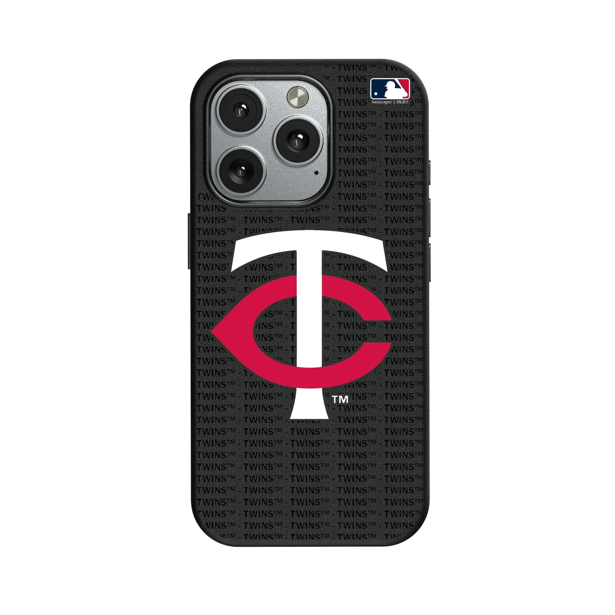 Minnesota Twins Text Backdrop iPhone MagSafe Compatible Phone Case for Apple iPhone