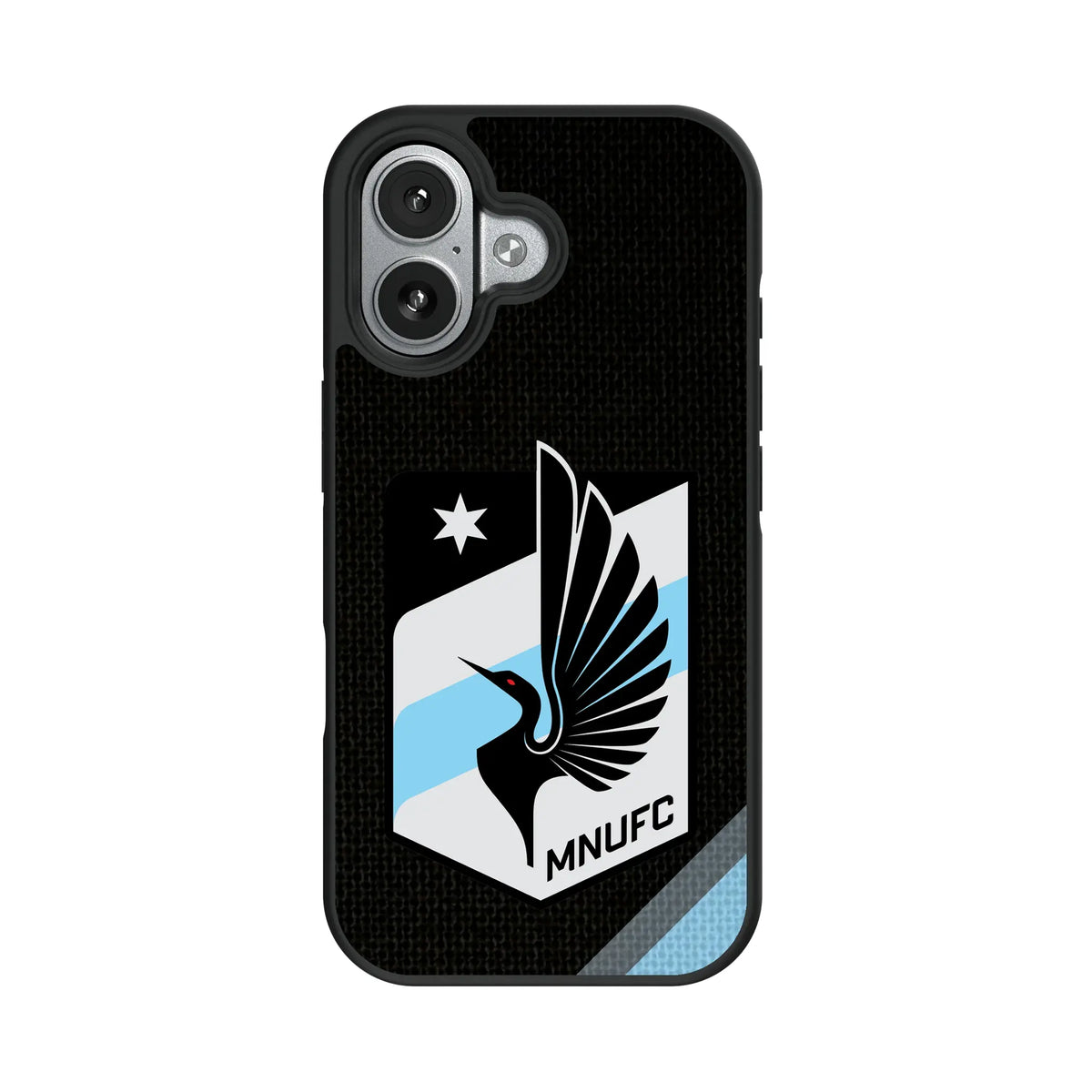 Minnesota United FC Diagonal Stripe iPhone Bump Phone Case for Apple iPhone#Device_iPhone 17