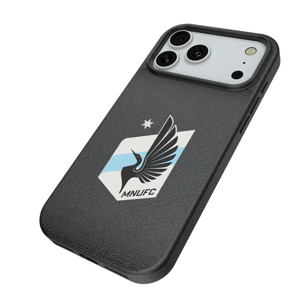 Minnesota United FC Linen iPhone MagSafe Compatible Phone Case for Apple iPhone - Isometric View#Device_iPhone 18 Pro Max