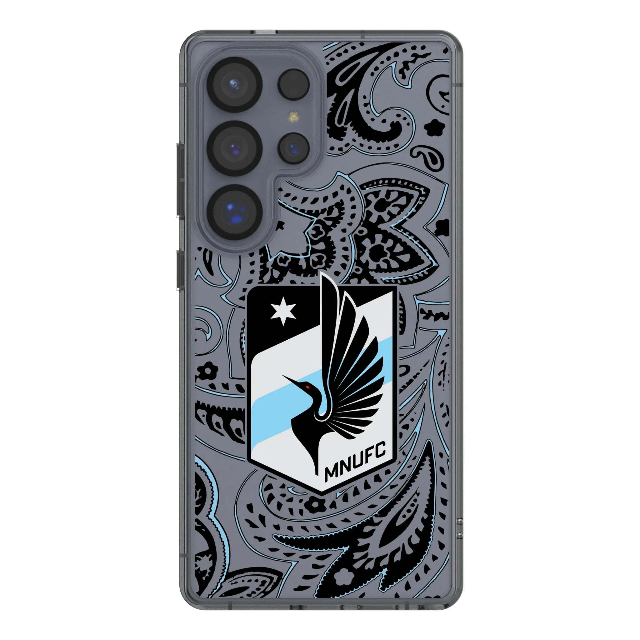 Minnesota United FC Paisley Galaxy Clear Phone Case for Samsung Galaxy#Device_Galaxy S25 Ultra