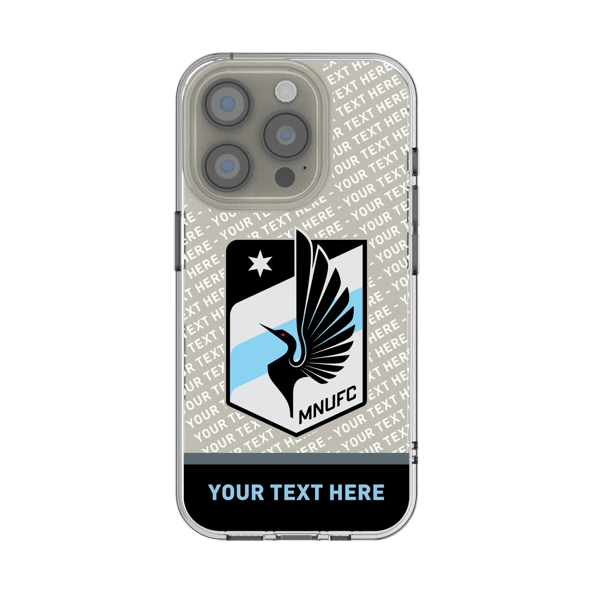 Minnesota United FC Personalized EndZone Plus iPhone Clear Phone Case for Apple iPhone