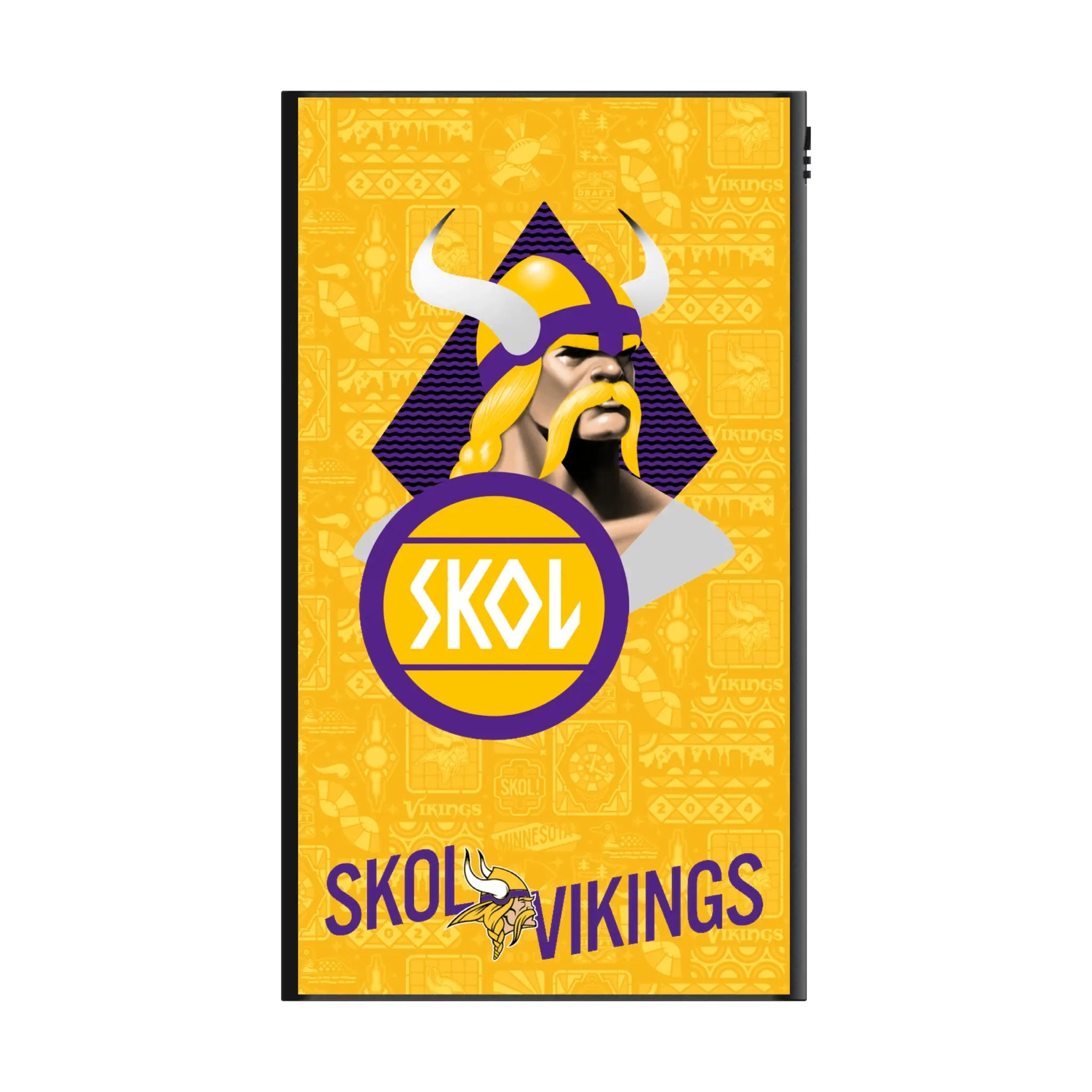 Minnesota Vikings Deco 5000mAh Flat Power Bank