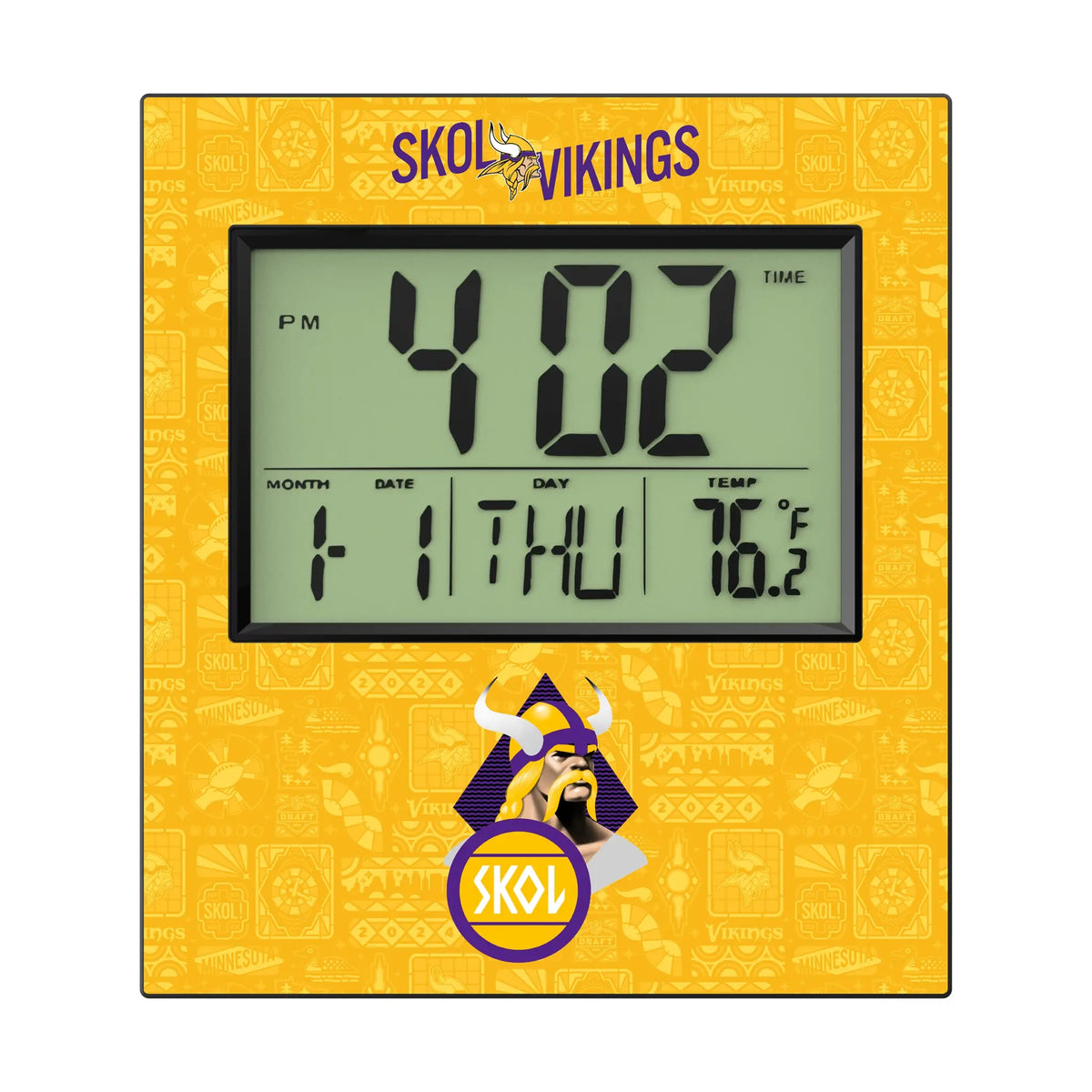 Minnesota Vikings Deco Wall Clock