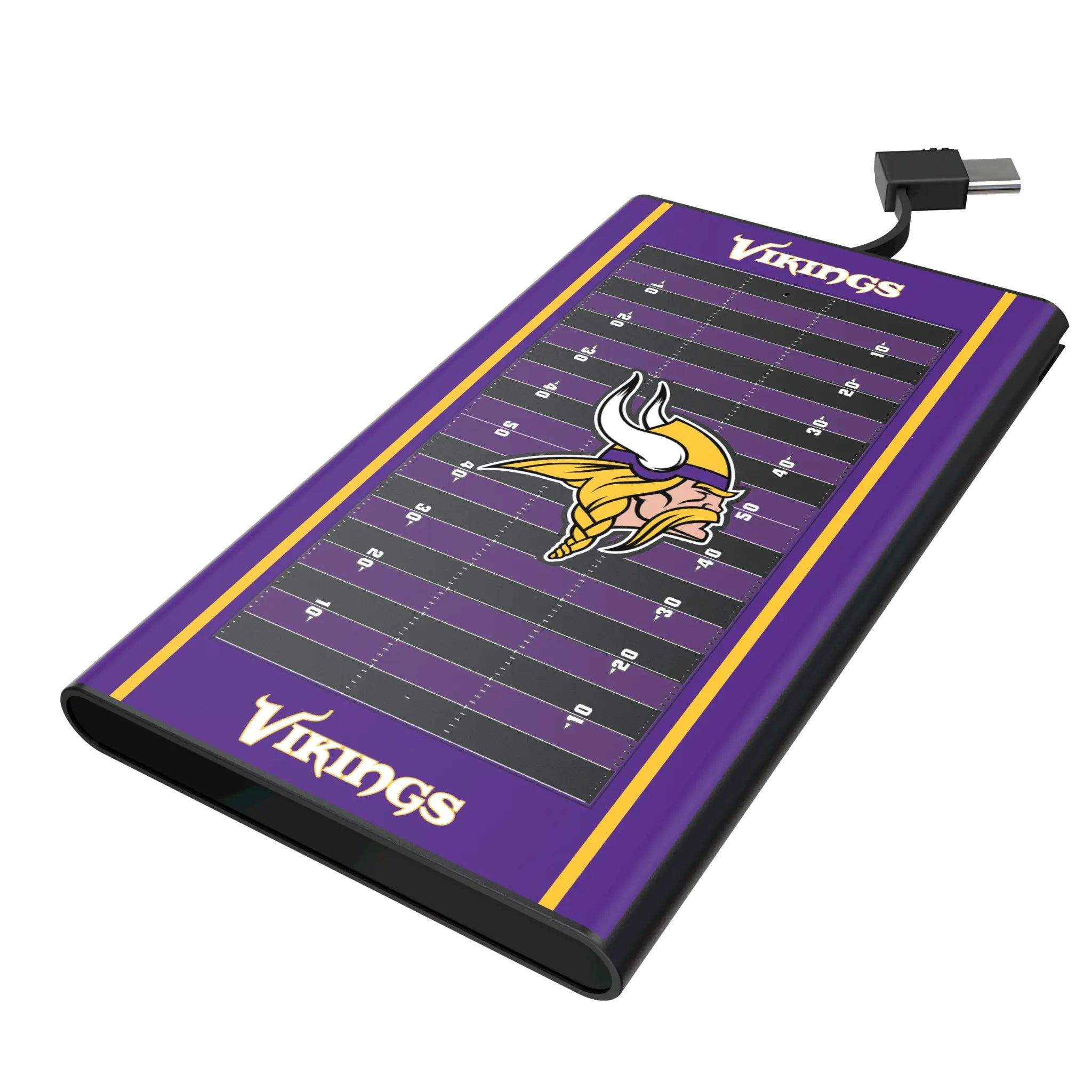 Minnesota Vikings Field 5000mAh Flat Power Bank