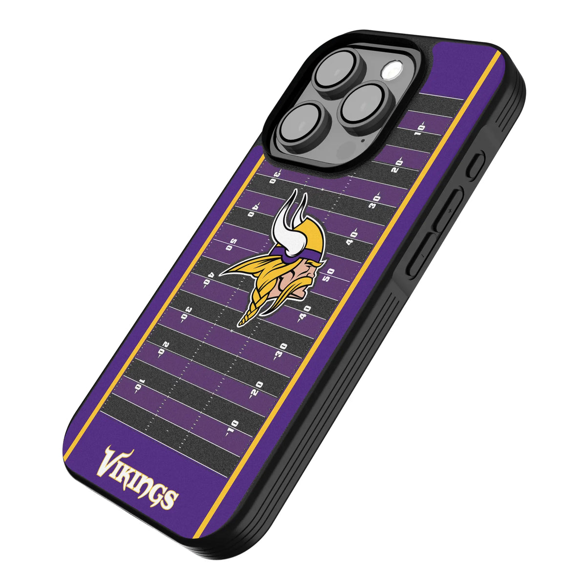 Minnesota Vikings Field iPhone Bump Phone Case for Apple iPhone - Isometric View