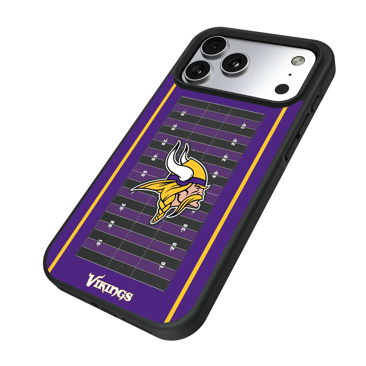 Minnesota Vikings Field iPhone Bump Phone Case for Apple iPhone - Isometric View#Device_iPhone 17 Pro Max