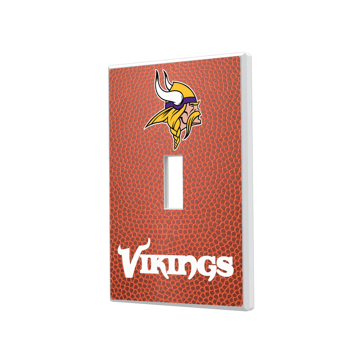 Minnesota Vikings Football Hidden-Screw Light Switch Plate#Style_Single Toggle