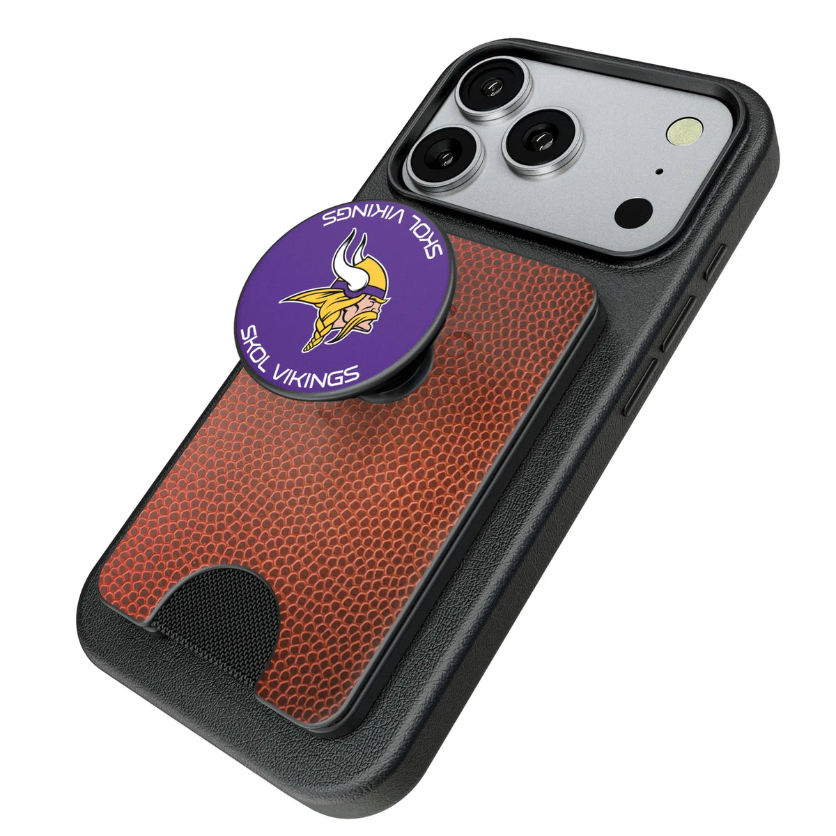 Minnesota Vikings Football Popsockets Wallet Magnetic - Isometric View