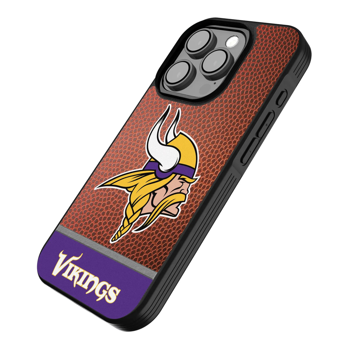 Minnesota Vikings Football Wordmark iPhone Bump Phone Case for Apple iPhone - Isometric View