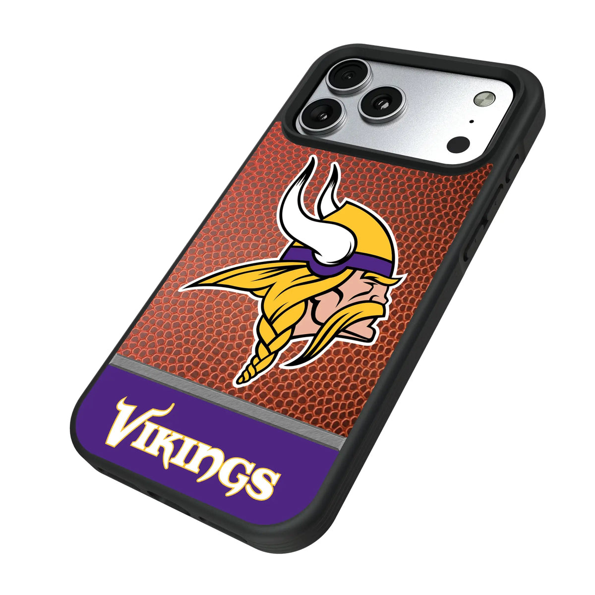 Minnesota Vikings Football Wordmark iPhone Bump Phone Case for Apple iPhone - Isometric View#Device_iPhone 17 Pro Max