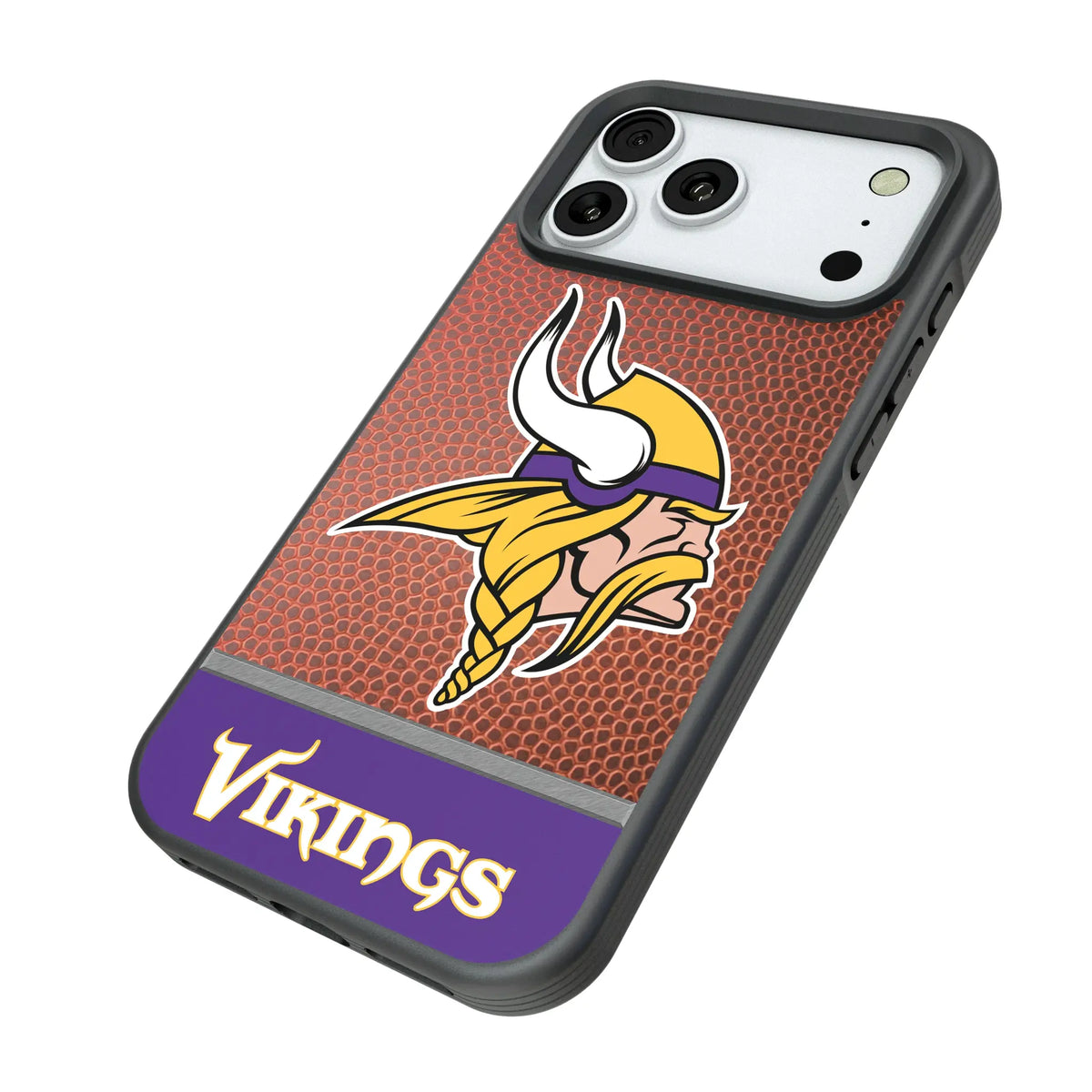 Minnesota Vikings Football Wordmark iPhone Bump Phone Case for Apple iPhone - Isometric View#Device_iPhone 18 Pro Max