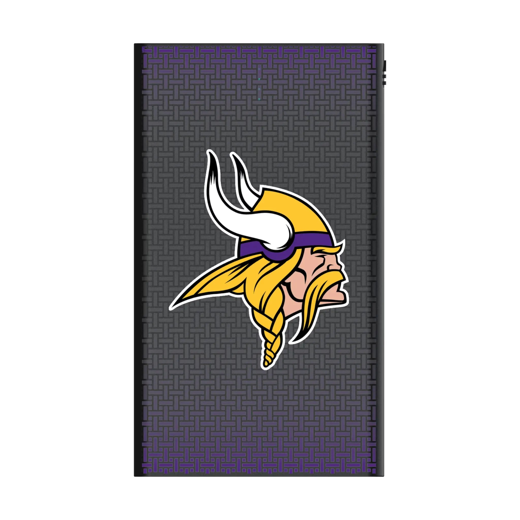 Minnesota Vikings Linen 5000mAh Flat Power Bank