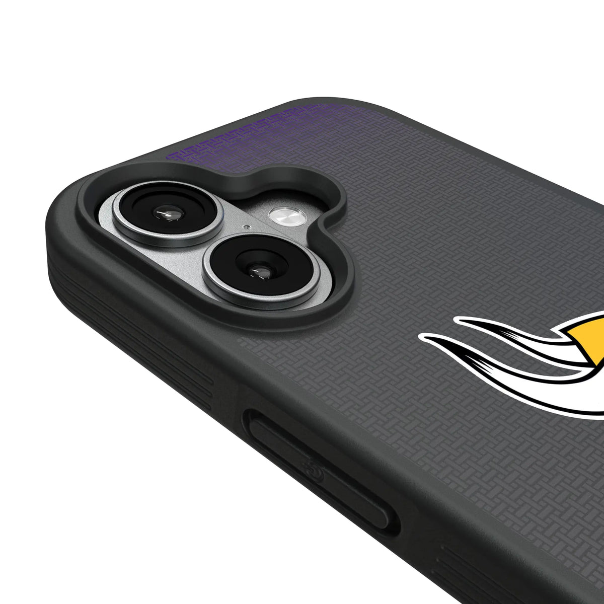 Minnesota Vikings Linen iPhone Bump Phone Case for Apple iPhone - Detail#Device_iPhone 17