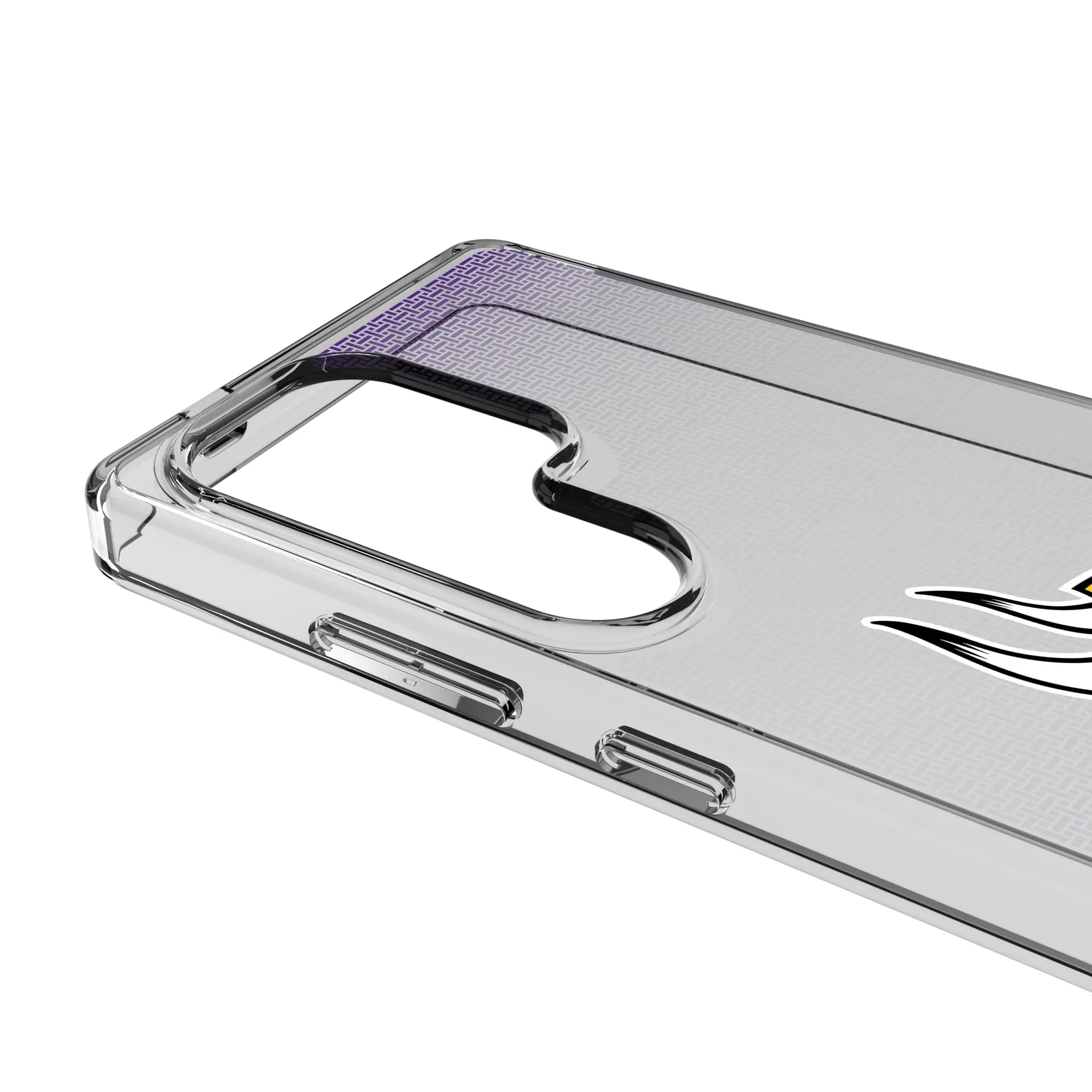 Minnesota Vikings Linen Galaxy Clear Phone Case for Samsung Galaxy - Detail#Device_Galaxy S25 Ultra