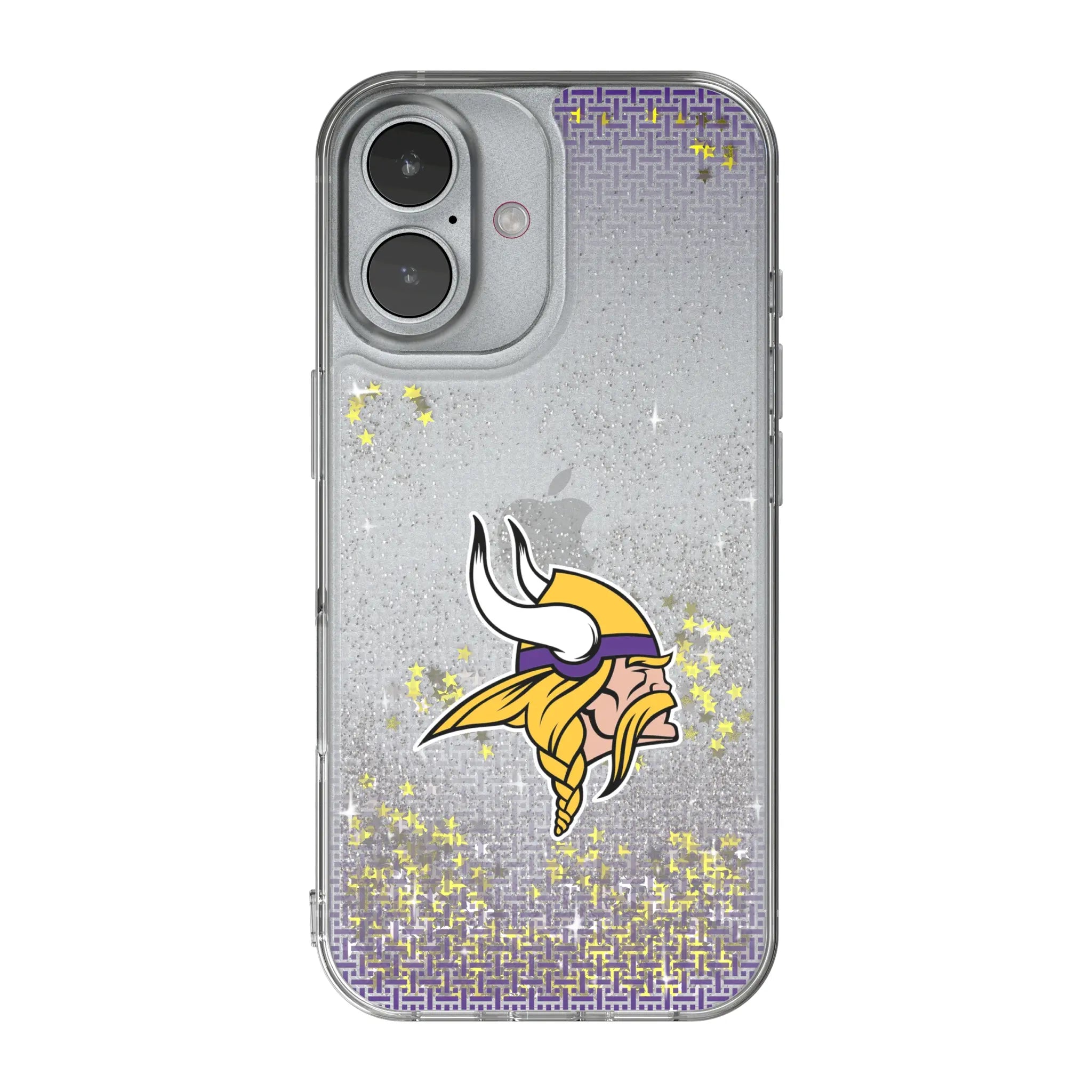Minnesota Vikings Linen iPhone Glitter Phone Case for Apple iPhone