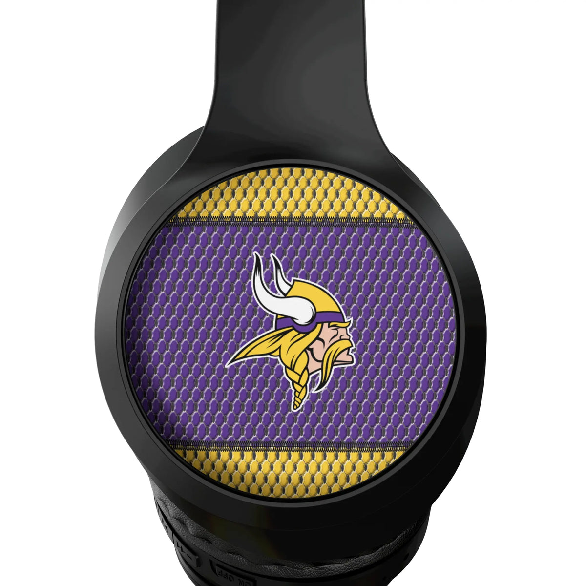 Minnesota Vikings Mesh Wireless Over-Ear Headphones With Case - Detail