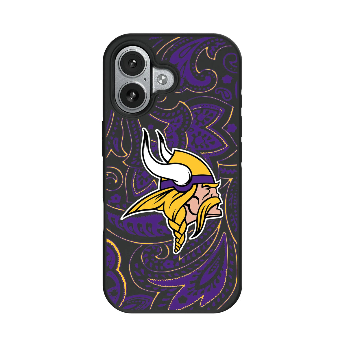 Minnesota Vikings Paisley iPhone Bump Phone Case for Apple iPhone#Device_iPhone 17