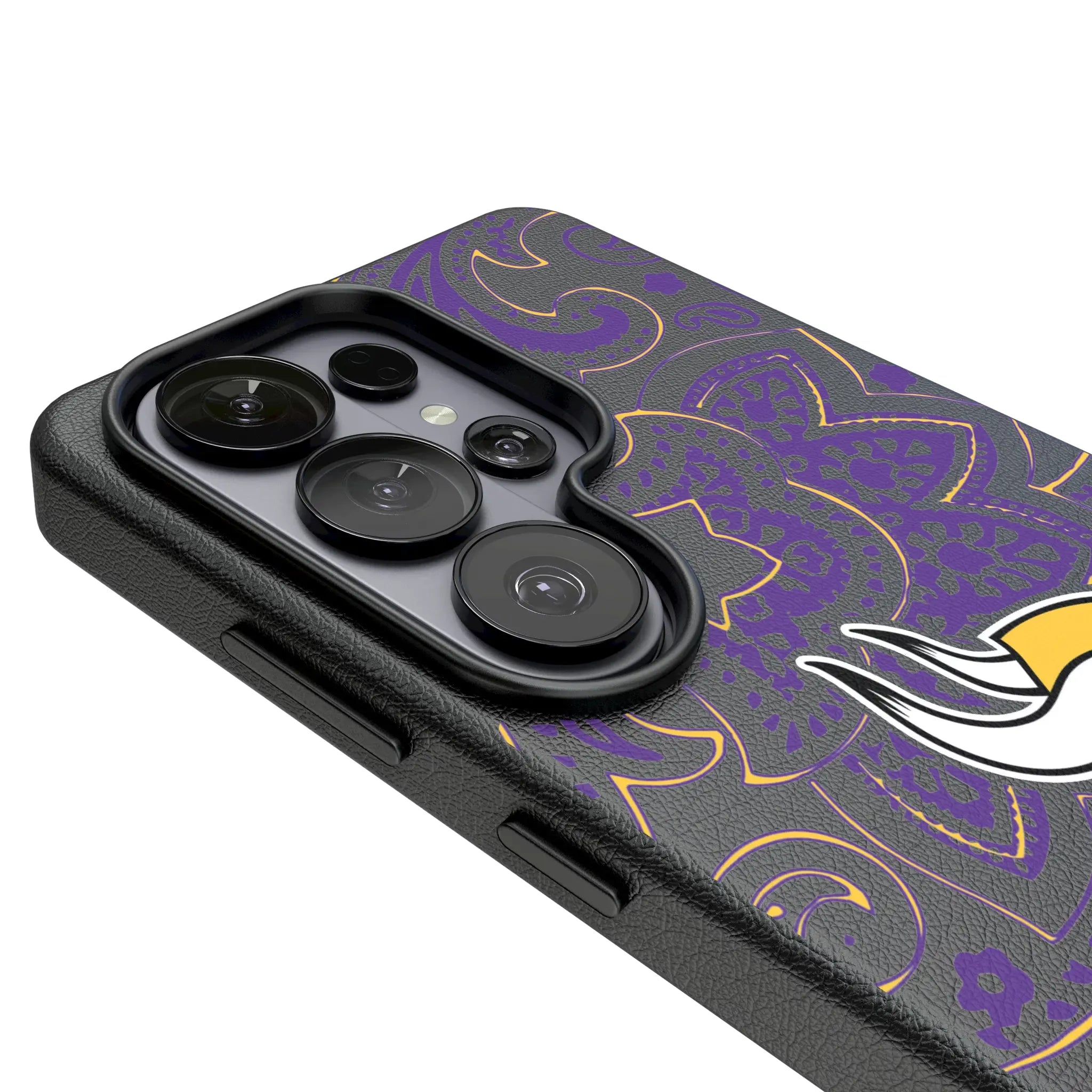 Minnesota Vikings Paisley Galaxy MagSafe Compatible Phone Case for Samsung Galaxy - Detail#Device_Galaxy S26 Ultra