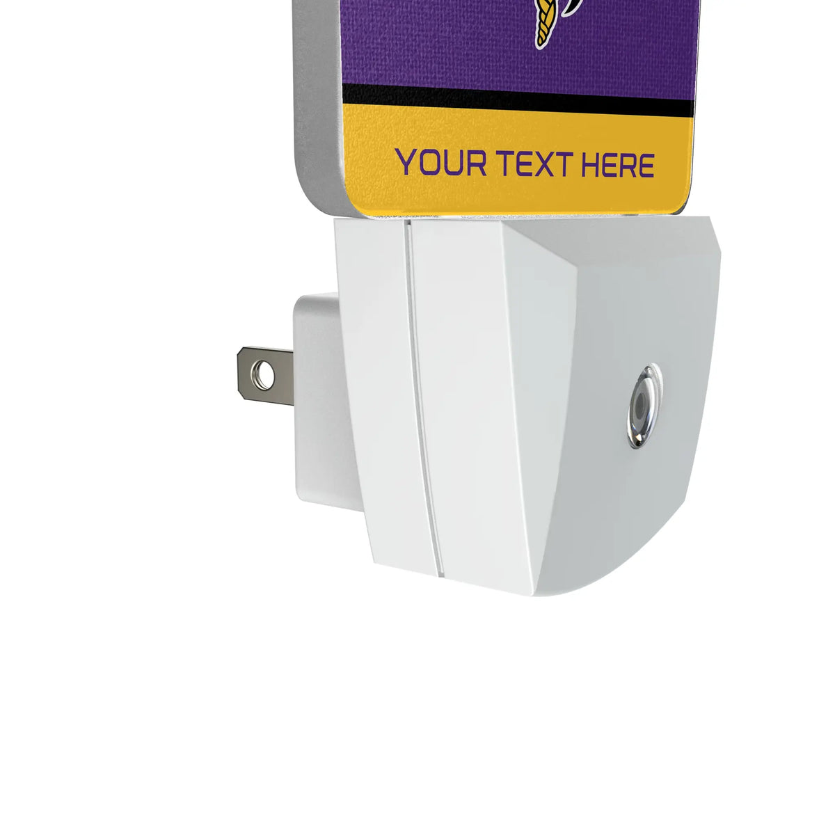 Minnesota Vikings Personalized Endzone Solid Night Light 2-Pack - Detail