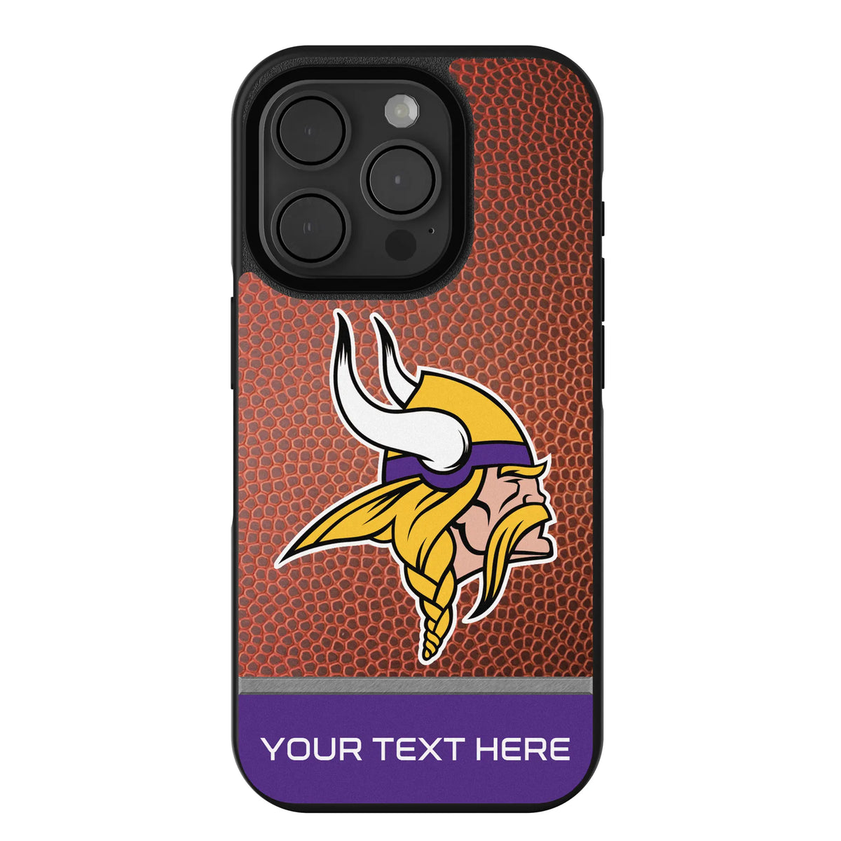 Minnesota Vikings Personalized Football iPhone Bump Phone Case for Apple iPhone