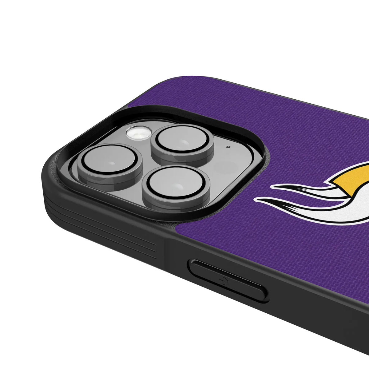 Minnesota Vikings Personalized Stripe iPhone Bump Phone Case for Apple iPhone - Detail