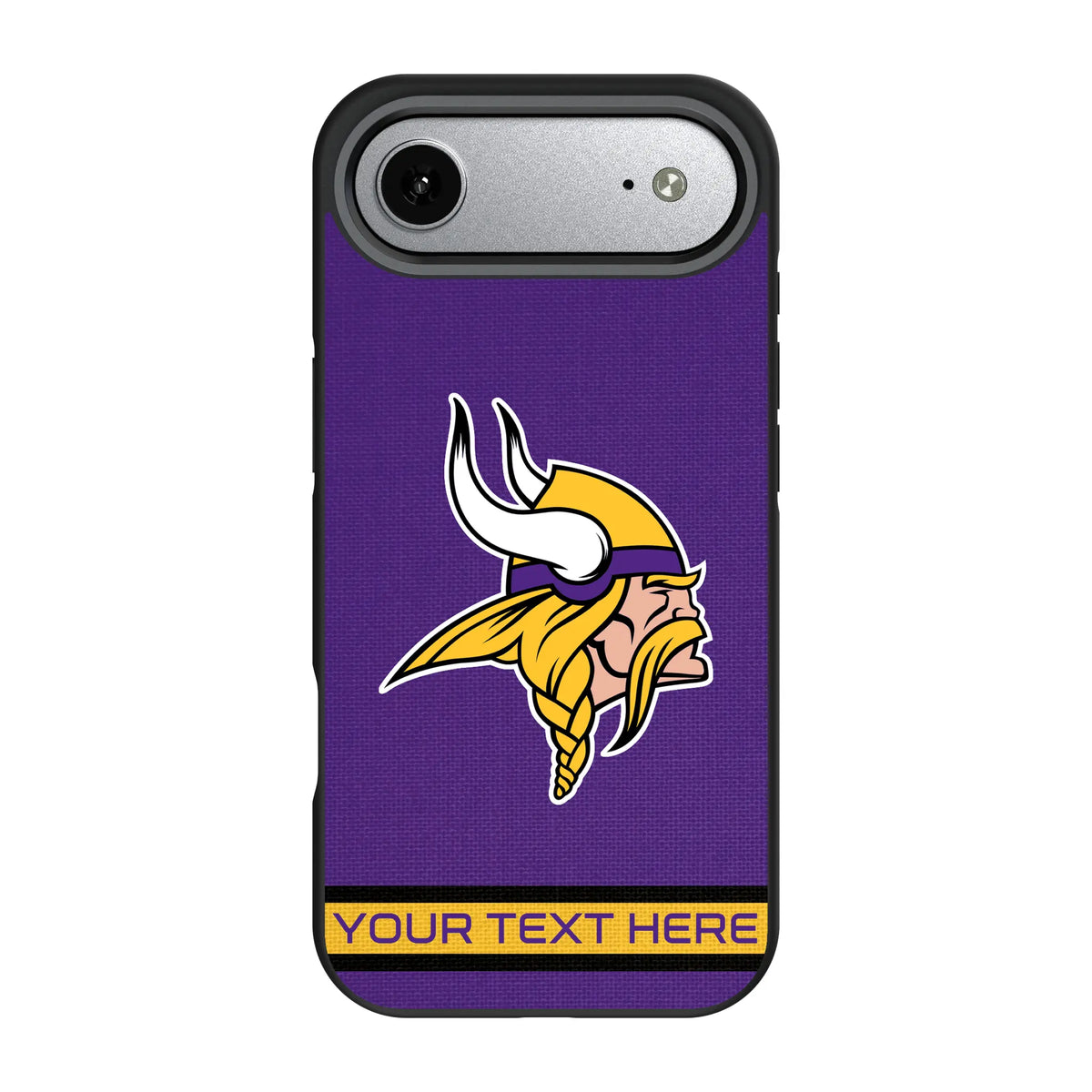 Minnesota Vikings Personalized Stripe iPhone Bump Phone Case for Apple iPhone#Device_iPhone Air