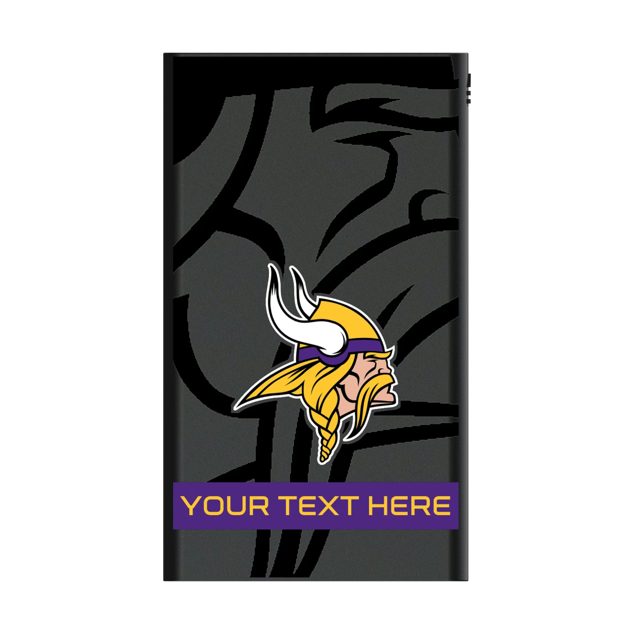 Minnesota Vikings Personalized Tilt 5000mAh Flat Powerbank