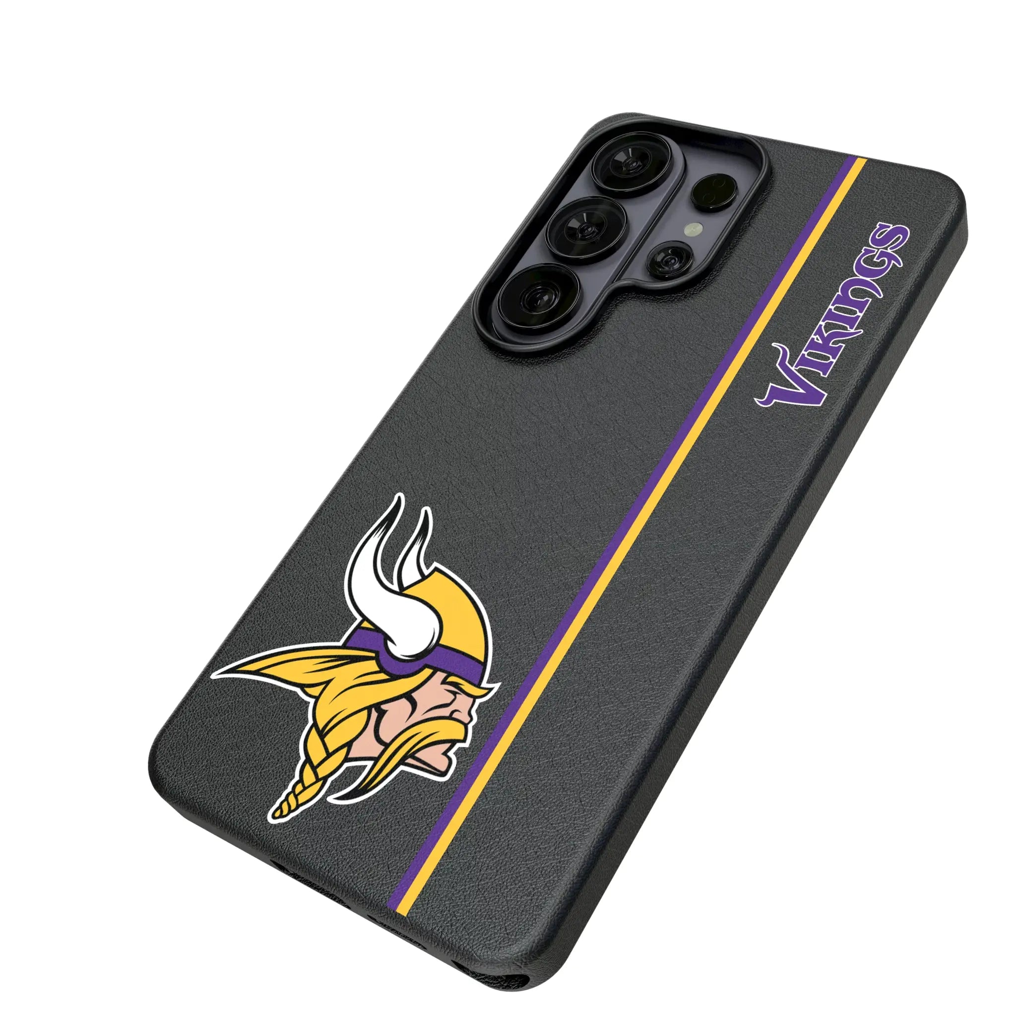Minnesota Vikings Sidebar Galaxy MagSafe Compatible Phone Case for Samsung Galaxy - Isometric View#Device_Galaxy S26 Ultra