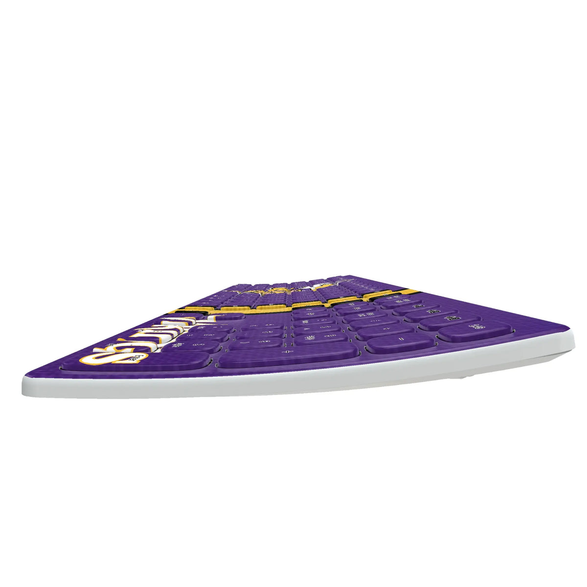 Minnesota Vikings Stripe KKB605 Curved Wireless Keyboard