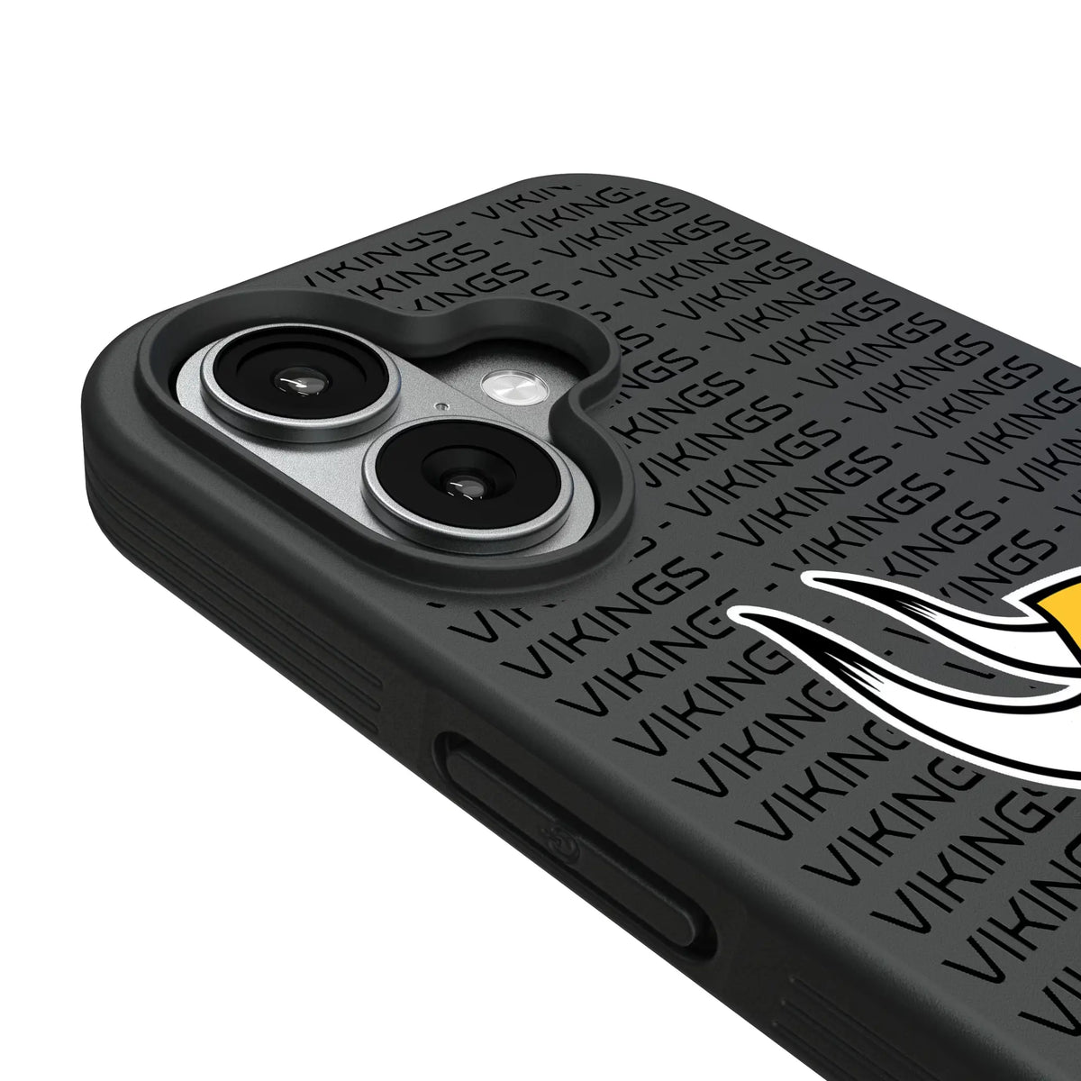 Minnesota Vikings Text Backdrop iPhone Bump Phone Case for Apple iPhone - Detail#Device_iPhone 17