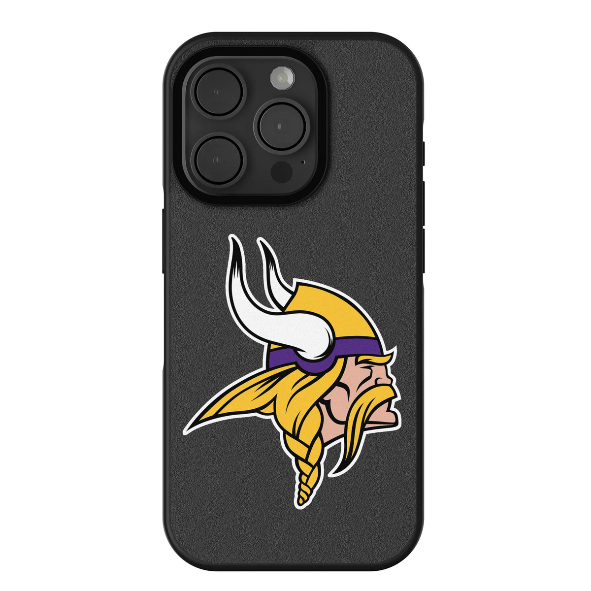 Minnesota Vikings Text Backdrop iPhone Bump Phone Case for Apple iPhone