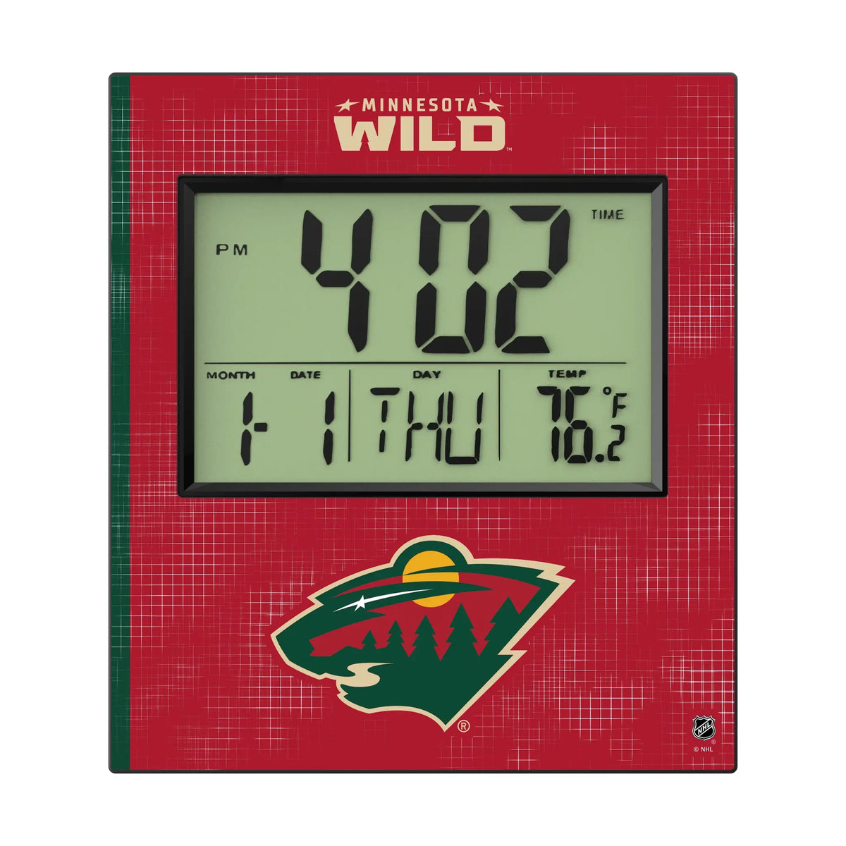 Minnesota Wild Hatch Wall Clock
