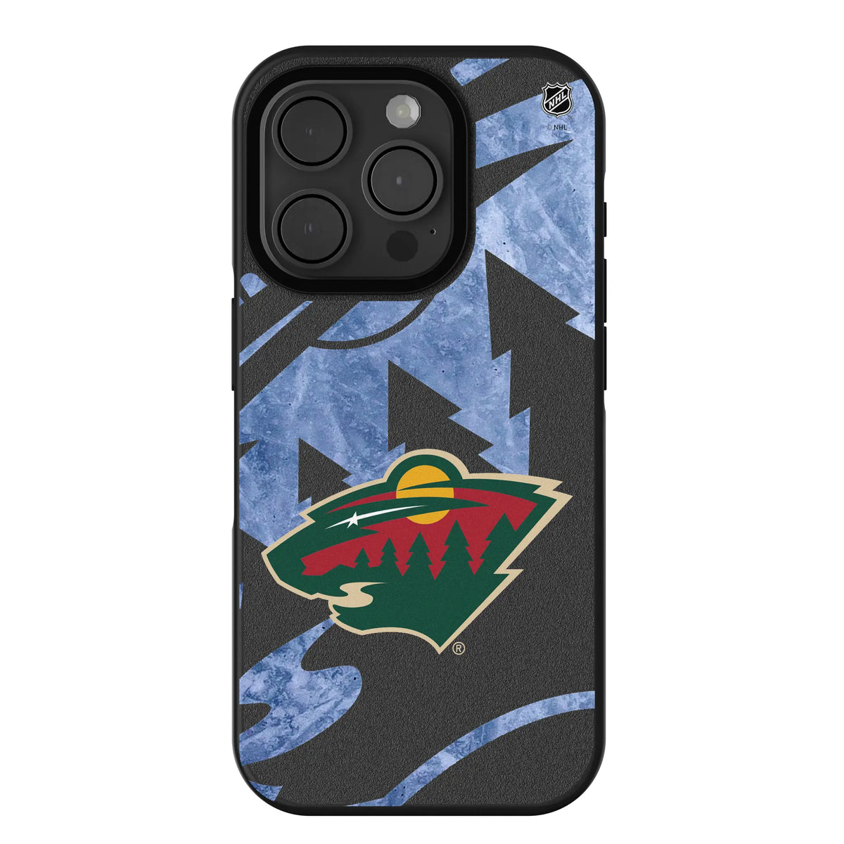 Minnesota Wild Ice Tilt iPhone Bump Phone Case for Apple iPhone