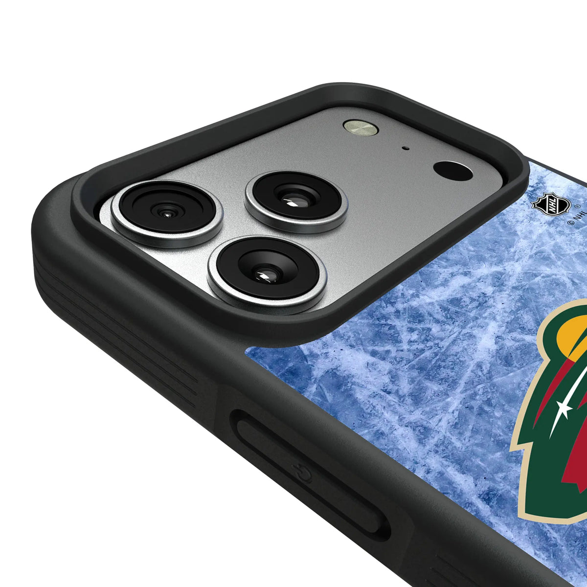 Minnesota Wild Ice Wordmark iPhone Bump Phone Case for Apple iPhone - Detail#Device_iPhone 17 Pro Max