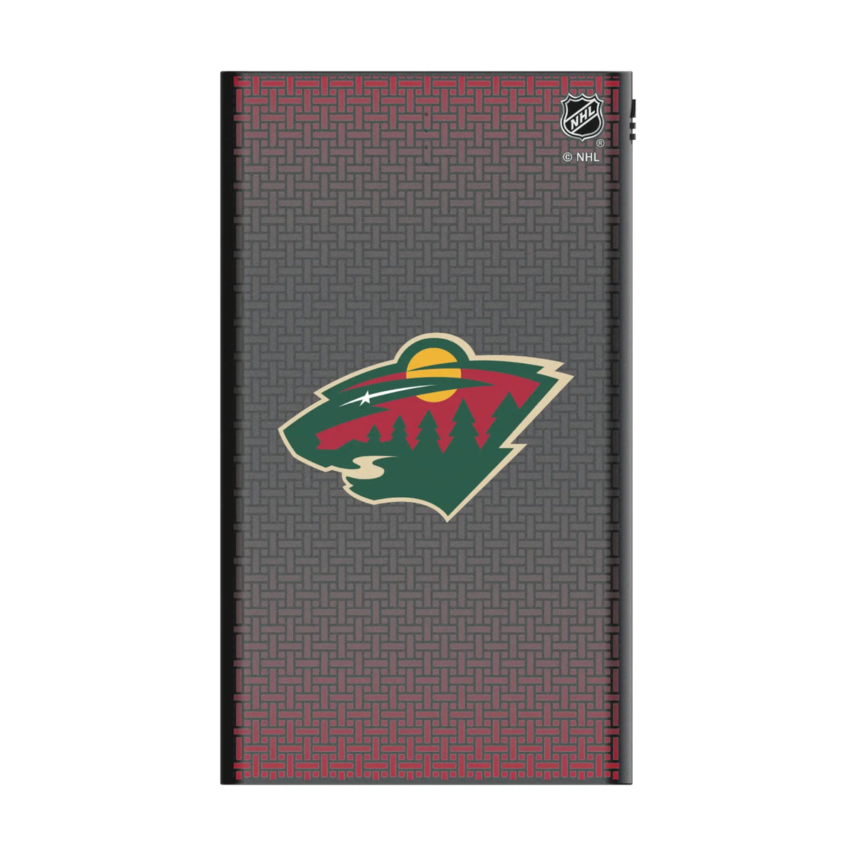 Minnesota Wild Linen 5000mAh Flat Power Bank