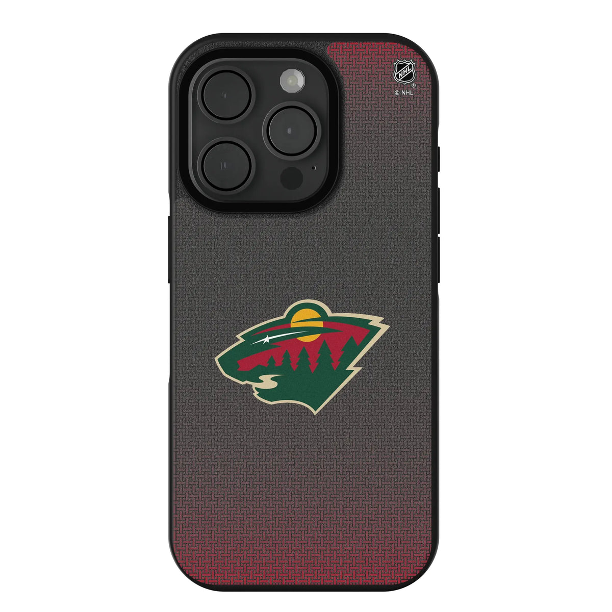 Minnesota Wild Linen iPhone Bump Phone Case for Apple iPhone#Device_iPhone 15 Pro