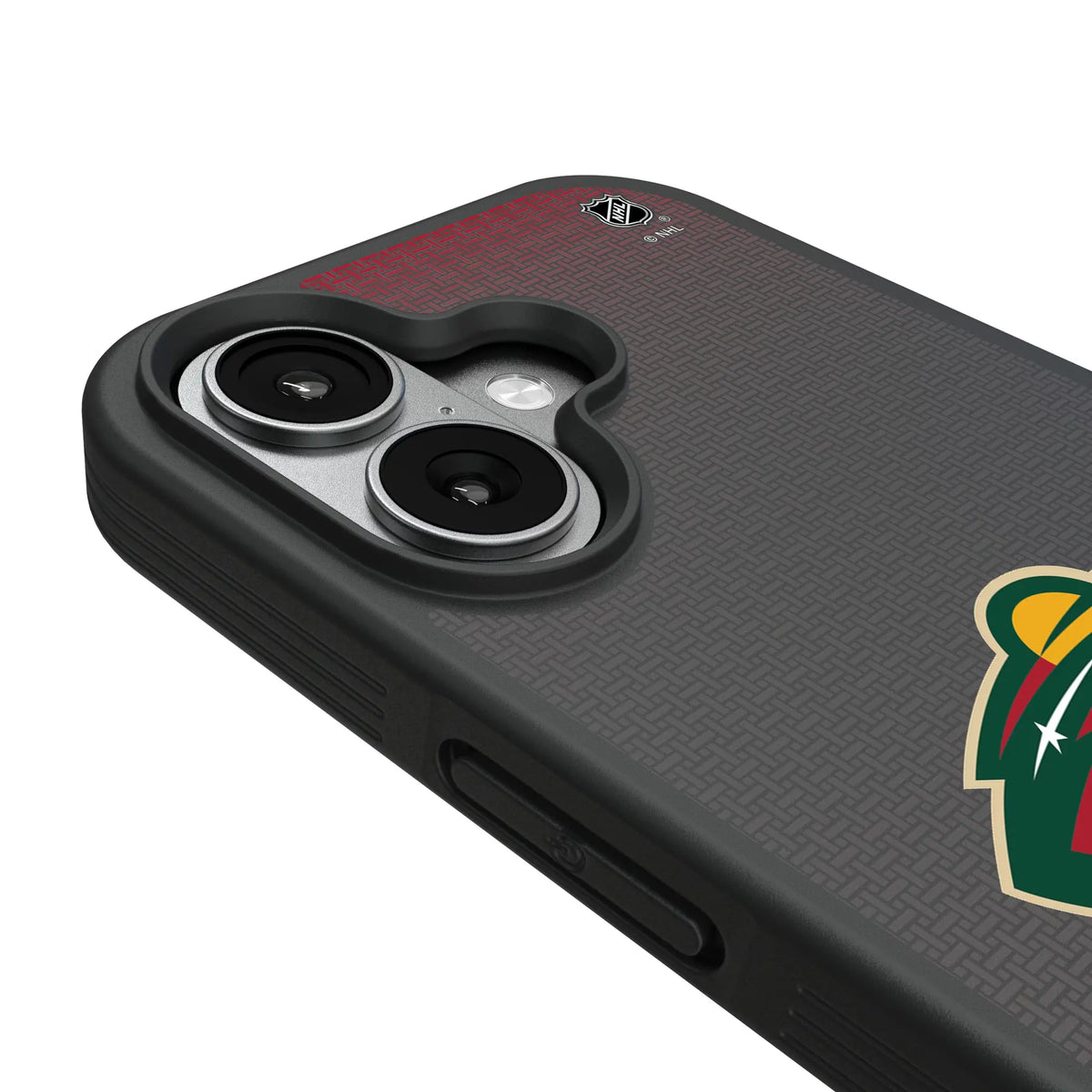 Minnesota Wild Linen iPhone Bump Phone Case for Apple iPhone - Detail#Device_iPhone 17