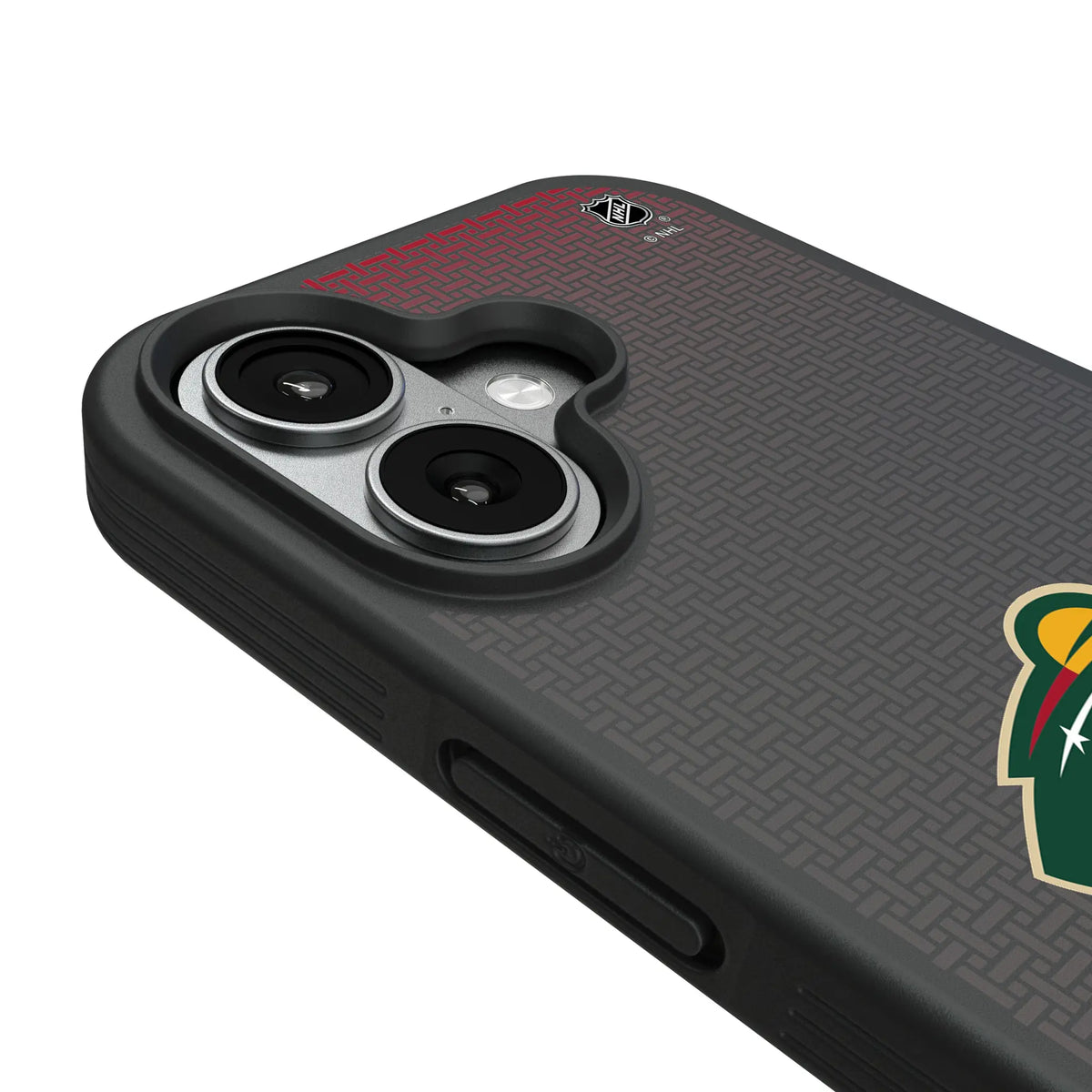 Minnesota Wild Linen iPhone Bump Phone Case for Apple iPhone - Detail#Device_iPhone 17