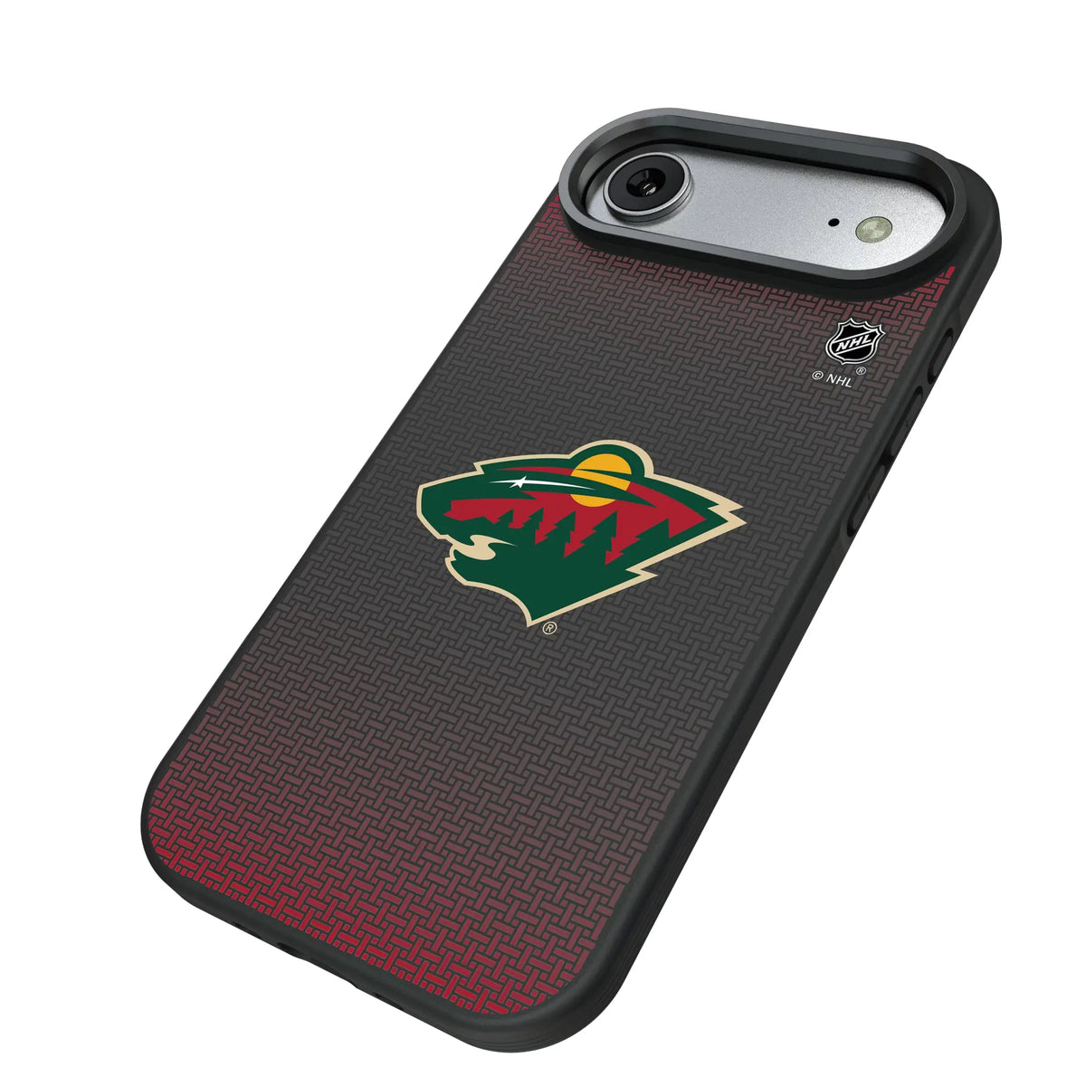 Minnesota Wild Linen iPhone Bump Phone Case for Apple iPhone - Isometric View#Device_iPhone Air
