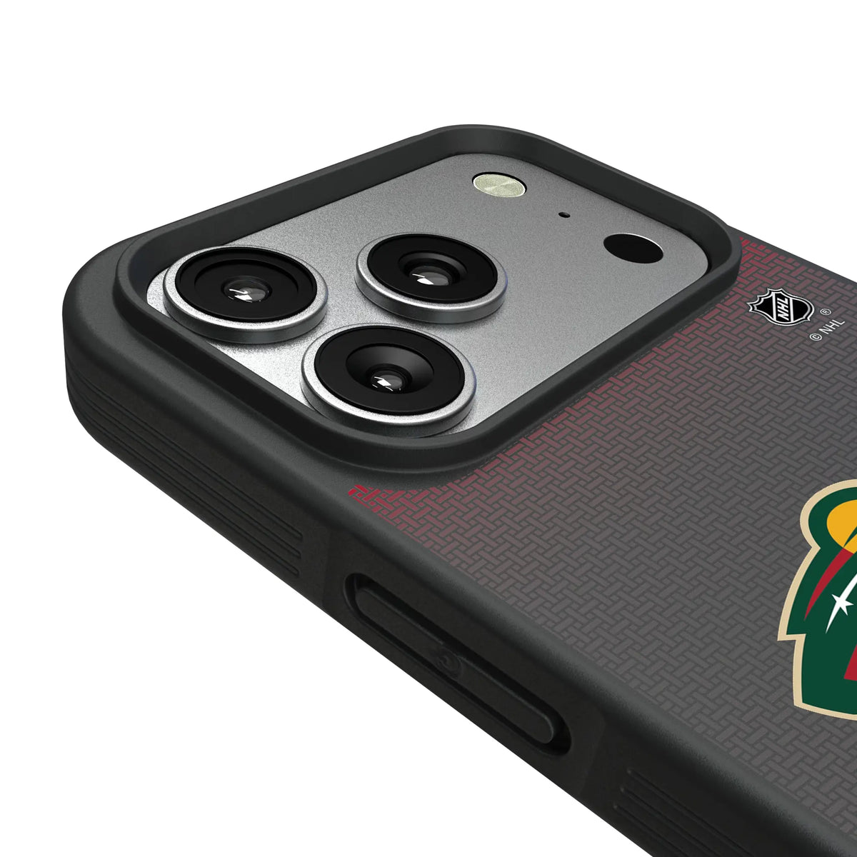 Minnesota Wild Linen iPhone Bump Phone Case for Apple iPhone - Detail#Device_iPhone 17 Pro