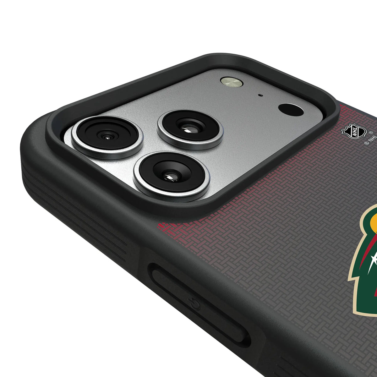 Minnesota Wild Linen iPhone Bump Phone Case for Apple iPhone - Detail#Device_iPhone 17 Pro Max