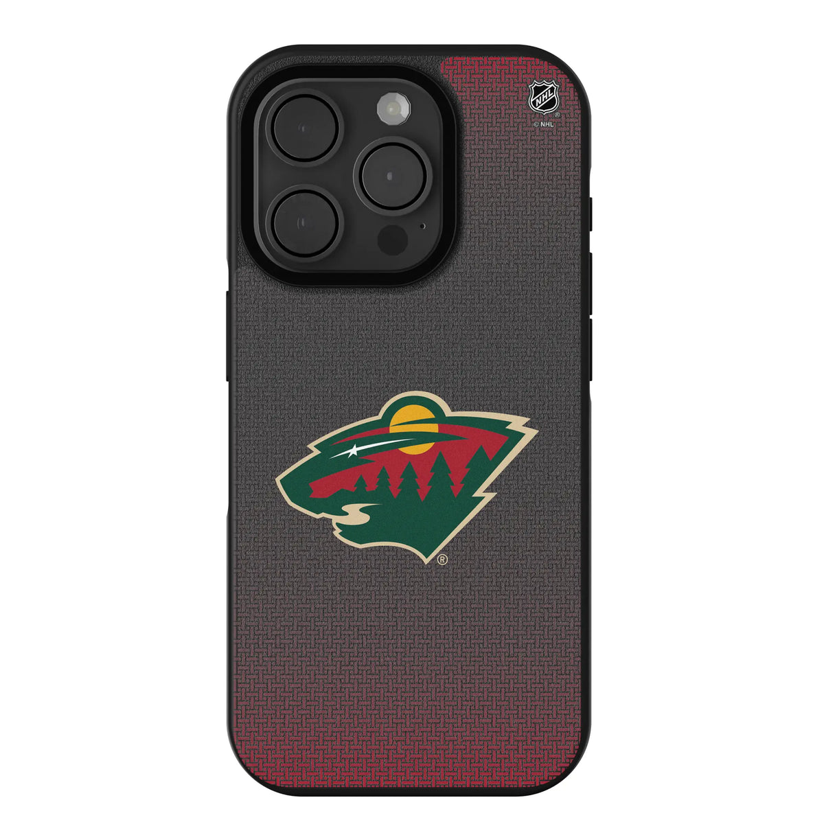 Minnesota Wild Linen iPhone Bump Phone Case for Apple iPhone