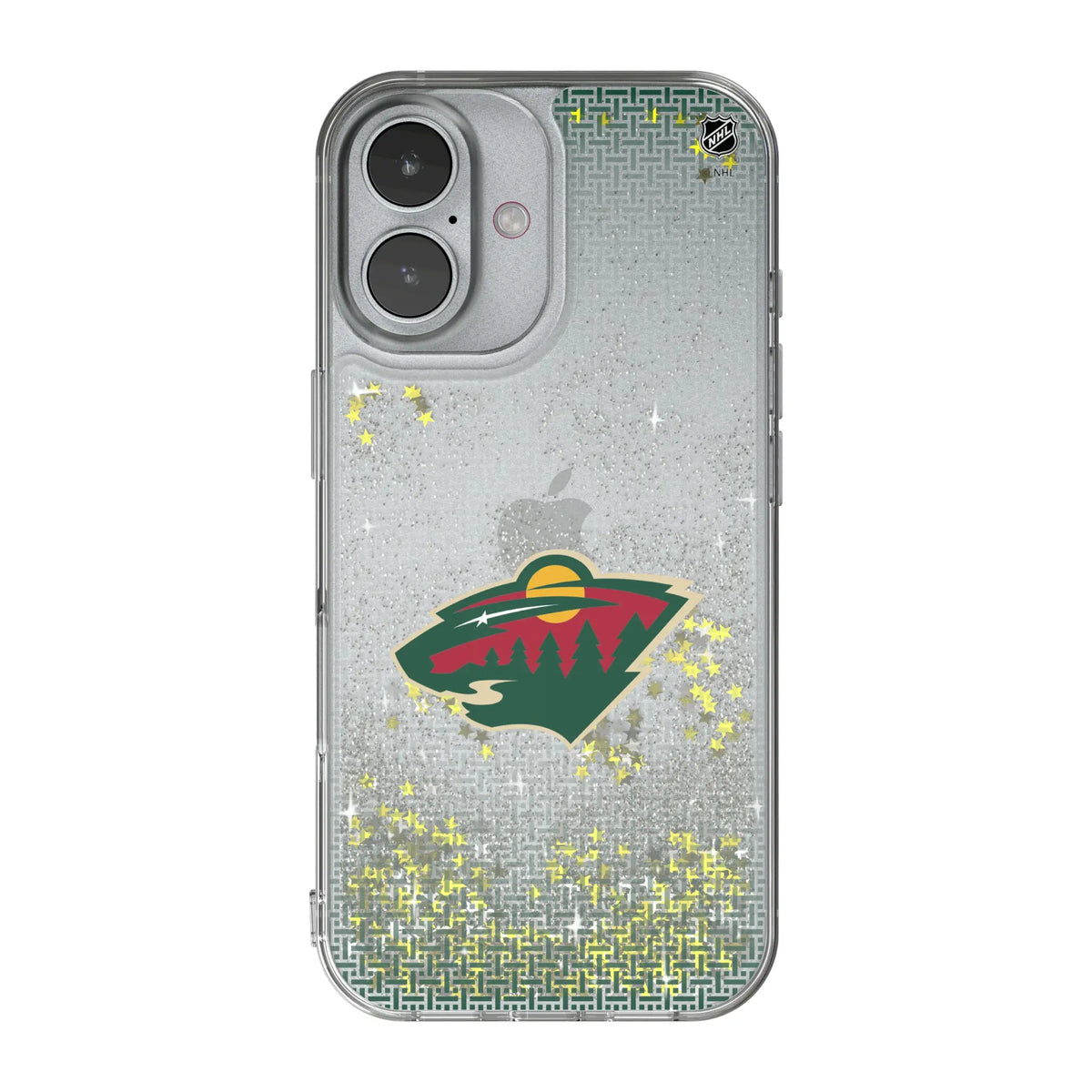 Minnesota Wild Linen iPhone Glitter Phone Case for Apple iPhone#Device_iPhone 17