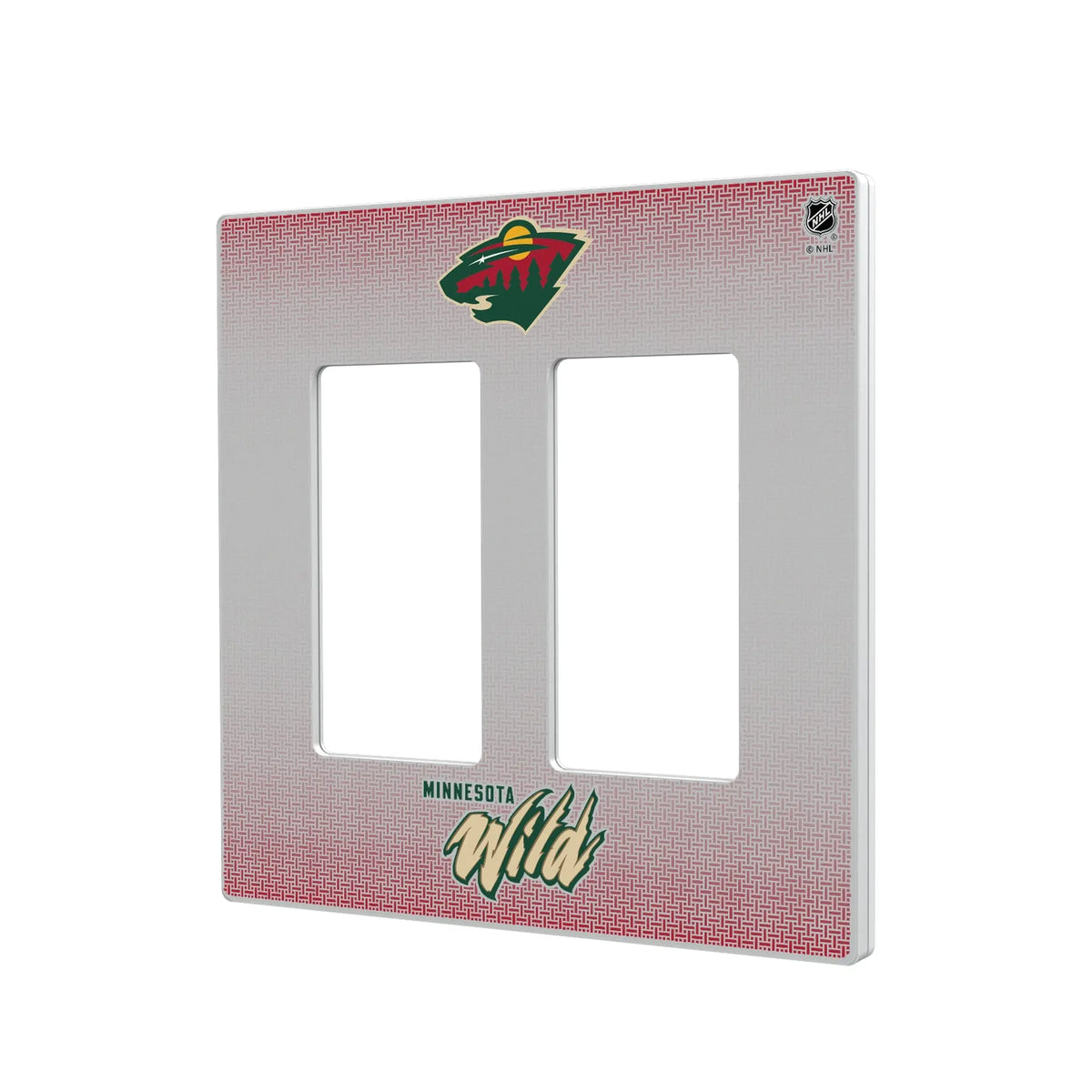 Minnesota Wild Linen Hidden-Screw Light Switch Plate#Style_Double Rocker