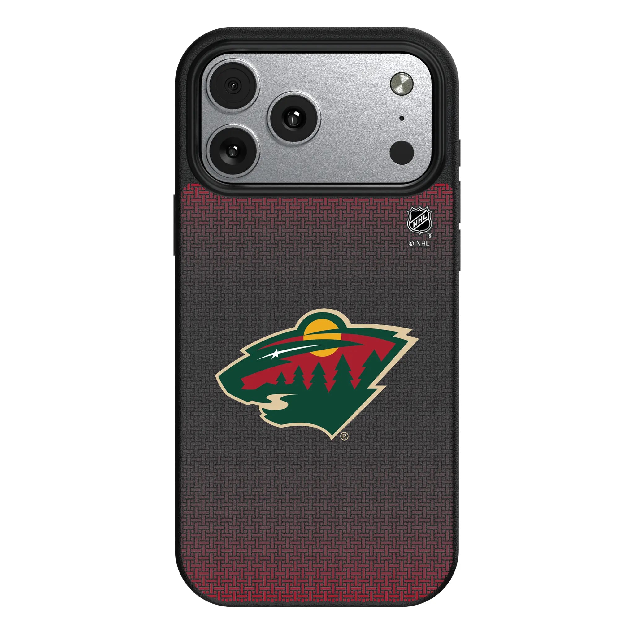 Minnesota Wild Linen iPhone MagSafe Compatible Phone Case for Apple iPhone#Device_iPhone 17 Pro Max