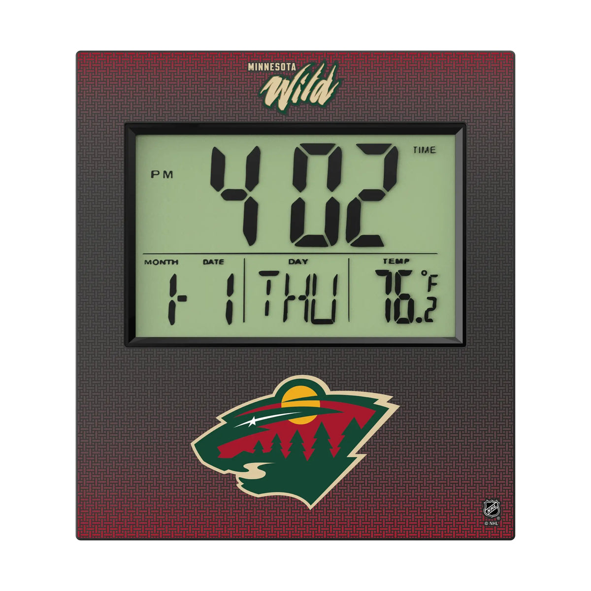 Minnesota Wild Linen Wall Clock