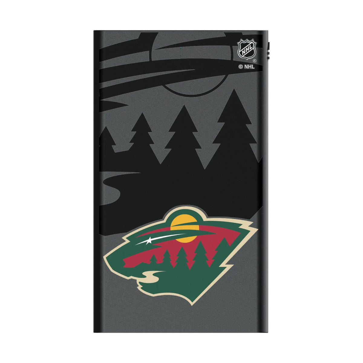 Minnesota Wild Monocolor Tilt 5000mAh Flat Power Bank