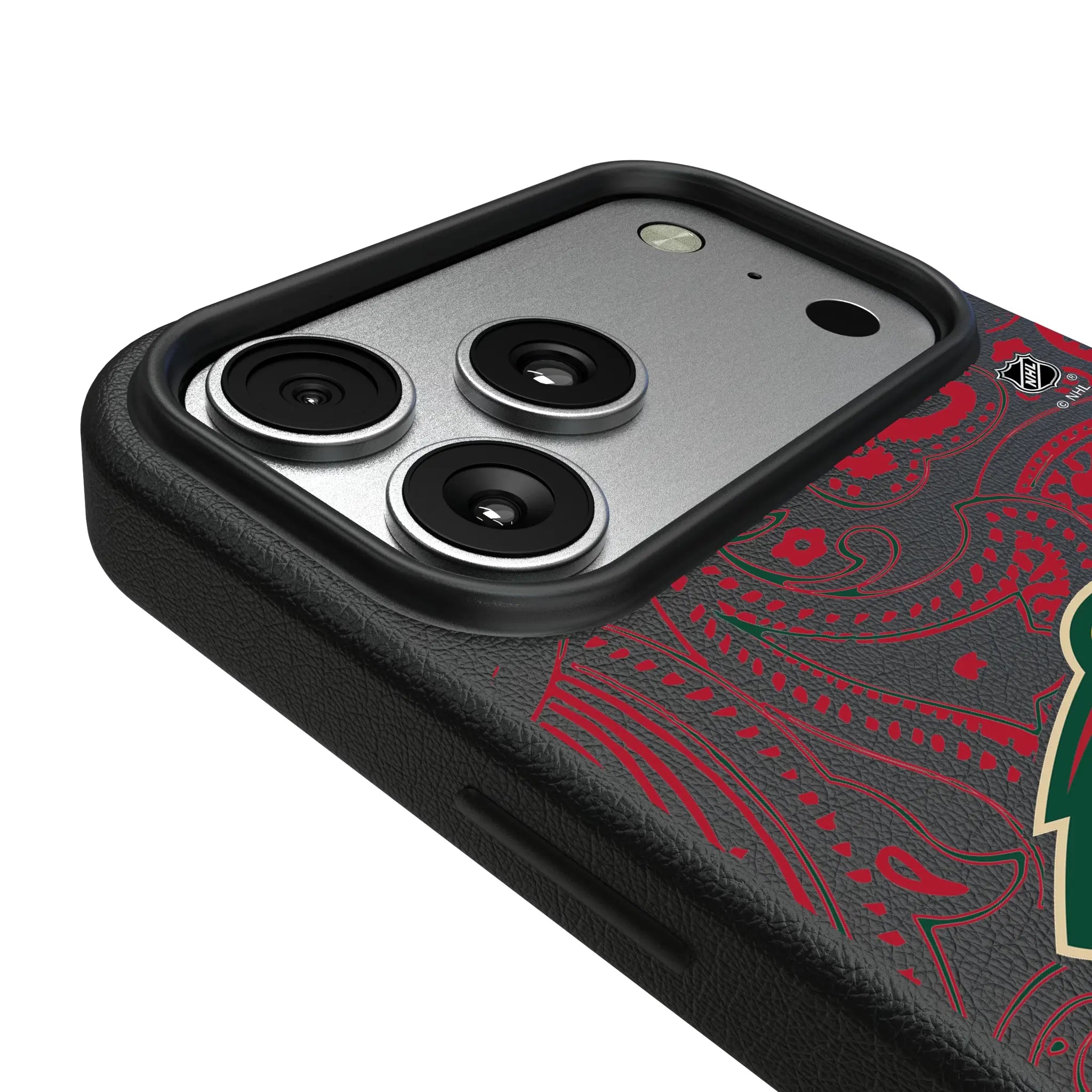 Minnesota Wild Paisley iPhone MagSafe Compatible Phone Case for Apple iPhone - Detail#Device_iPhone 17 Pro Max